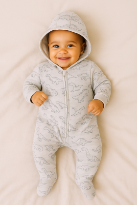 Zimná kombinéza s kapucňou Dino Baby Service