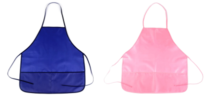 Detská zástera do výtvarnej výchovy 44 x 51 cm