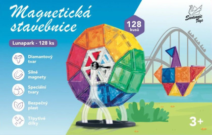 Magnetická stavebnica Lunapark 128 ks