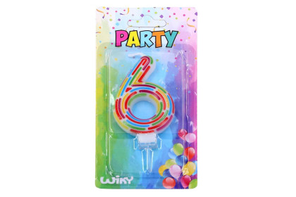 Párty sviečka číslo čiarky