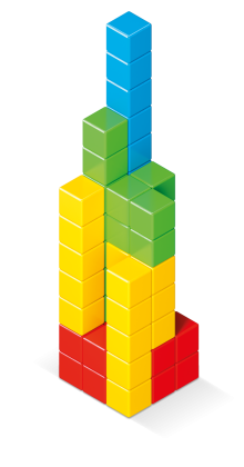 Geomag Magicube Full Color 64 dielikov
