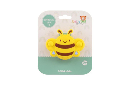 Točiak včielka babyted silikón/plast 9 x 7 cm