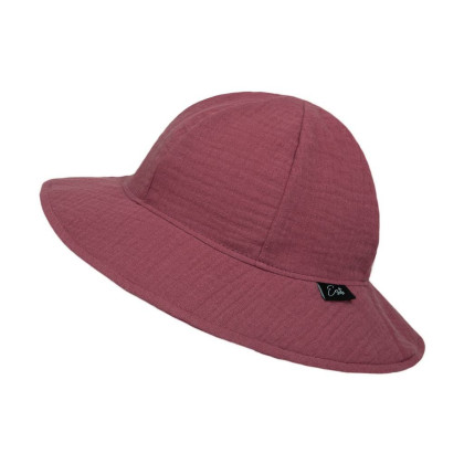 Dievčenské klobúk mušelín Ruby red Esito