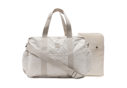 Prebaľovacia taška Embossed Lily Sand Jollein