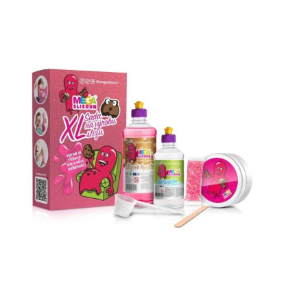 Súprava na výrobu slizu XL ružová