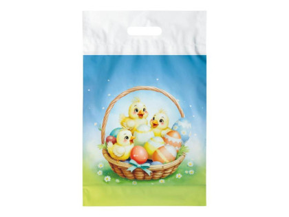 Taška igelitová veľkonočná Veľ. L 30 x 46 cm