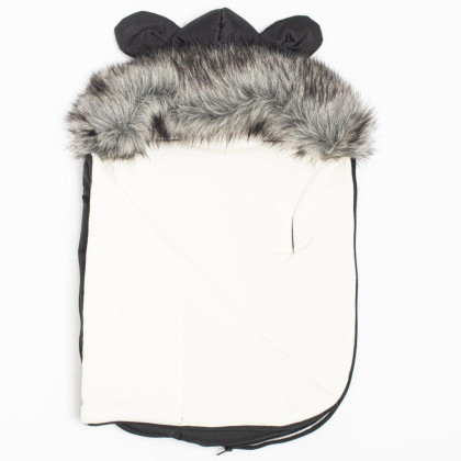 Zimný fusak New Baby Lux Fleece graphite