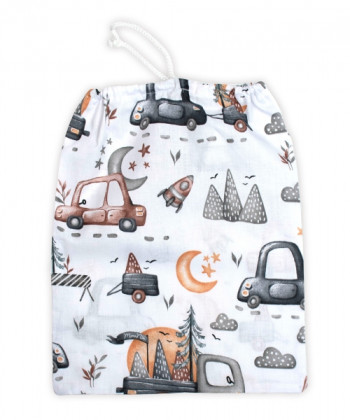 Bavlnené vrecúško na prezuvky 40×32 cm