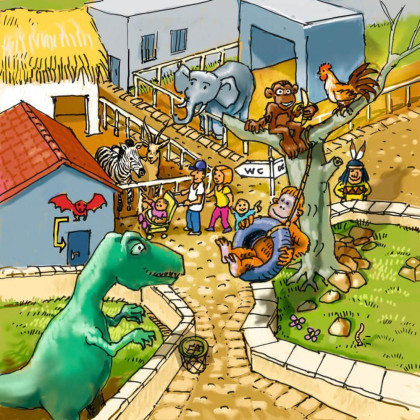 Mini hra pre deti Čarodejnícky duel ABC Haba