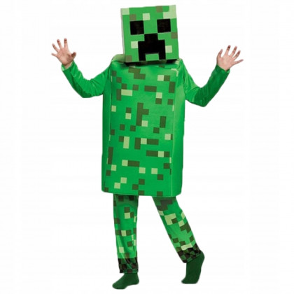 Detský kostým Minecraft Creeper Vel. 104-116/S