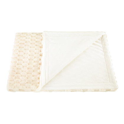 Deka dvojitá bublinky Mazlík 70 x 100 cm Outlast® - Smotanová/biela káva