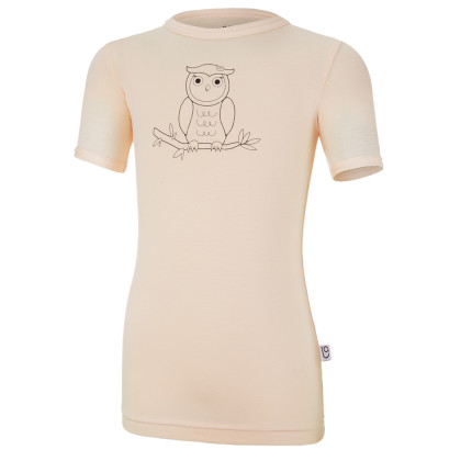 Tričko tenké KR obrázok Outlast® UV 50+ sv. marhuľová