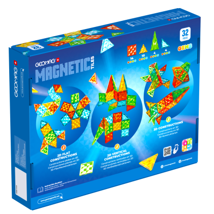 Geomag Magnetic Tiles Raketa 32 dielikov
