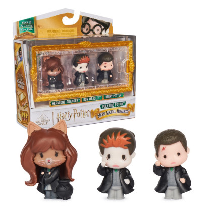 Harry Potter dvojbalenie mini figúrok Harry, Ron a Hermiona