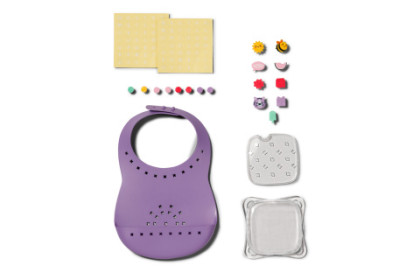 Podbradník s nacvakávacími ozdobami BABY born