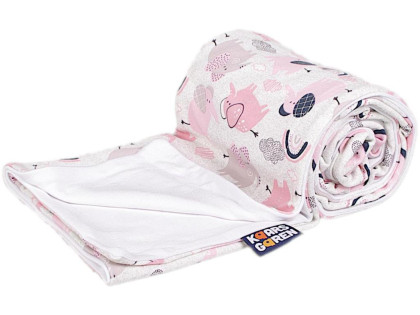 Obojstranná bambusová deka 70 x 100 cm