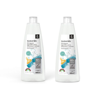 Dezinfekcia a čistenie fliaš a cumlíkov 500 ml 2 kusy Suavinex