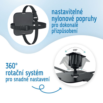 Spätné zrkadlo na dieťa na zadnú opierku Sipo