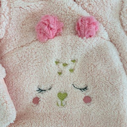 Zimná dievčenská dojčenská kombinéza Pidilidi Pink