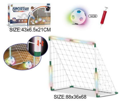 Futbal set so svetelnými efektmi 88x68 cm