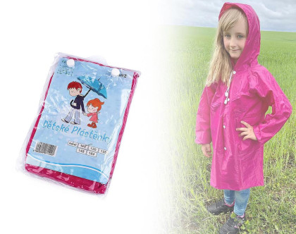 Detská pláštenka jednofarebná