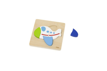 Drevené puzzle pre najmenších - lietadlo