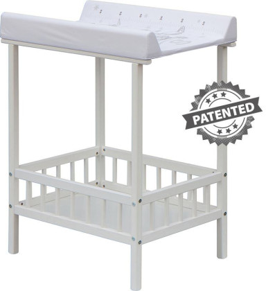 Prebaľovací pult Scarlett Spájka Galaxy biely