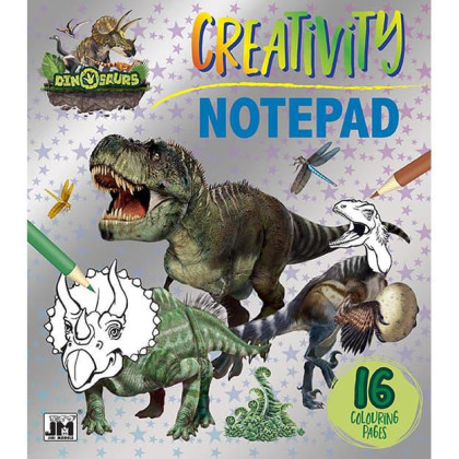 Blok na vyfarbenie Dinosaury