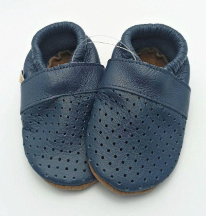 Kožené capáčky 12-18 m (21) 13,3 cm Afelo