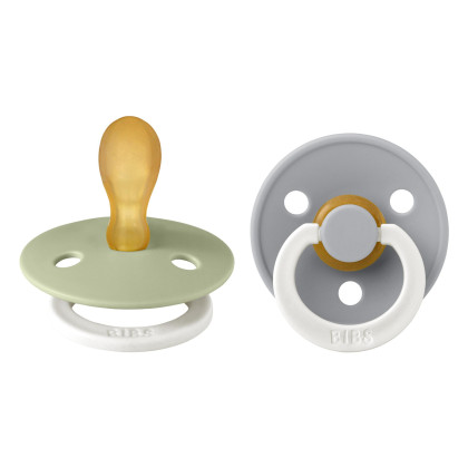 Bibs symetrické cumlíky kaučuk 2 ks 6 m+ Colour