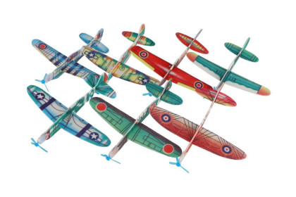 Lietadlo hádzacie penové 18 cm