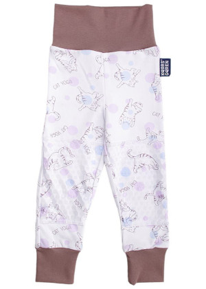 Protišmykové nohavice pre deti na lezenie mačka jóga