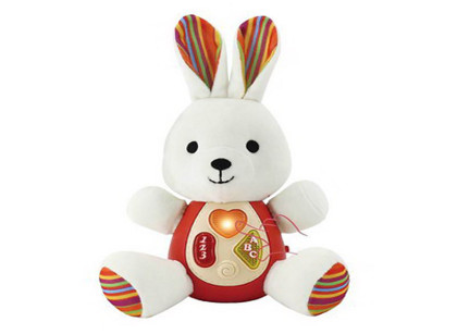 Králik interaktívny pre najmenších s efektmi 22 cm