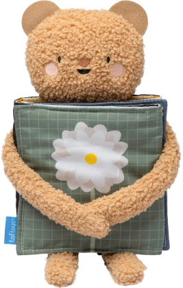 Medvedík plyšový s knižkou Snuggle Bear Taf Toys