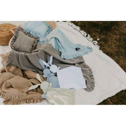 Mušelínový vankúšik s volánikom T-Tomi