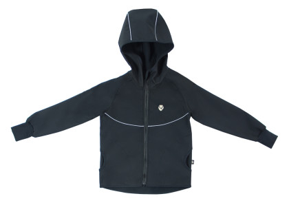 Detská Soft bunda Black Emitex