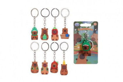 Kapybara prívesok kov/plast 5-6 cm 1 ks