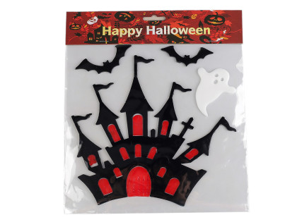 Gélové samolepky Halloween/čarodejnice
