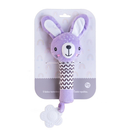 Pískatko / hryzátko plyš 25 cm 0 m+ Babyted