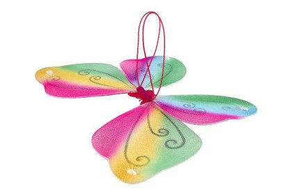 Motýlie krídla na karneval nylon 44x32 cm