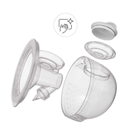 Odsávačka materského mlieka Double Hands-free Gentle Flow Kinderkraft