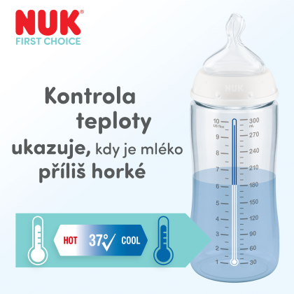 First Choice fľaša s kontrolou teploty 150 ml Nuk