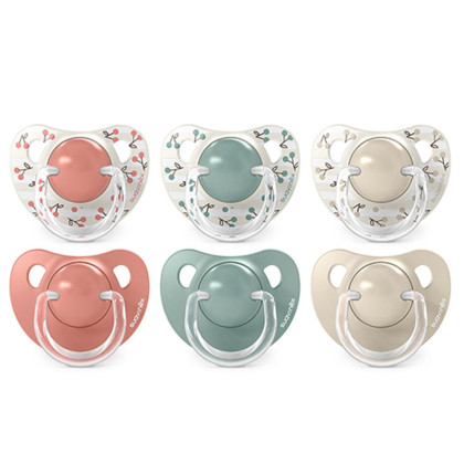 Cumlík anatomický silikón Birdies 18 m+ 2 ks Suavinex