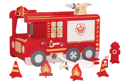 Drevené hasičské vozidlo veľké Viga