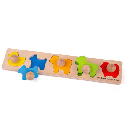 Bigjigs Baby Vkladacie puzzle zvieratá