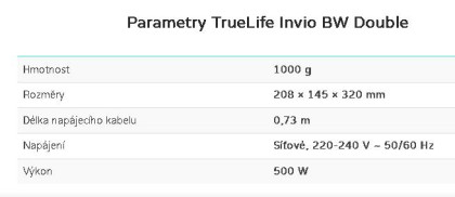Ohrievač mlieka a príkrmov Invio BW Double Truelife