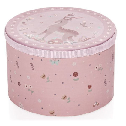 Drevený detský bubienok Pink Zopa