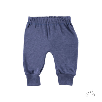 Dojčenské nohavice merino vlna Ocean Mélange PoPoLiNi