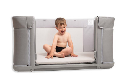 Mušelínové prestieradlo s gumou 58 x 110 x 8 cm béžovej BabyMatex
