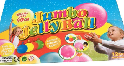 Balón nafukovací svietiaci v tme Jumbo 90 cm
